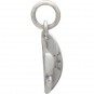  Sterling Silver Cheer Megaphone Charm 15x15mm