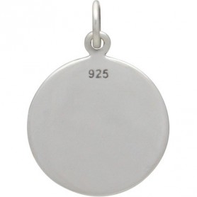 Sterling Silver Compass Charm -21mm