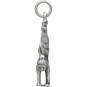 Sterling Silver Gymnast Charm - Sports Charms - 3D 24x11mm