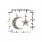 Sterling Silver Word Charm - Set - Love You to the Moon