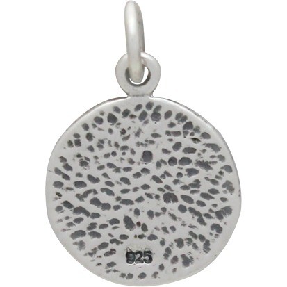 Sterling Silver Amulet Charm - Protection 18x12mm
