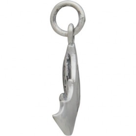  Sterling Silver Realistic Bat Charm 17x20mm