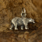  Sterling Silver Bear Charm - Animal Charm - 3D 14x14mm