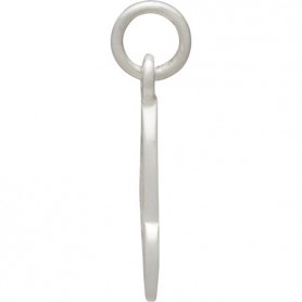 Sterling Silver Rocket Ship Charm - Flat 19x6mm