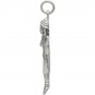 Sterling Silver Innana Goddess Charm 33x15mm