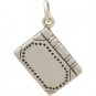  Sterling Silver Book Charm - Realistic 22x14mm