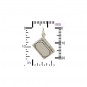  Sterling Silver Book Charm - Realistic 22x14mm