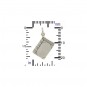 Sterling Silver Book Charm - Flat 23x16mm