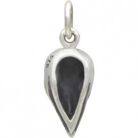 Sterling Silver Bird Skull Charm - Small 18x7mm