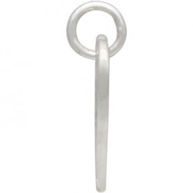 Sterling Silver Tree of Life Charm on Heart 16x13mm