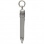 Sterling Silver No 2 Pencil Charm - Hobby Charms 30x3mm