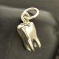  Sterling Silver Tooth Charm - Realistic 15x8mm