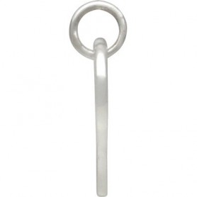 Sterling Silver Word Charm - Love You More 15x13mm