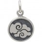 Sterling Silver Air Charm - Four Elements 16x10mm