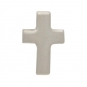 Sterling Silver Cross Bead 9x2mm