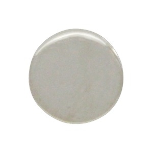 Sterling Silver Circle Bead 7x7mm