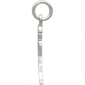 Sterling Silver Running Girl Charm - Sports Charms 20x12mm