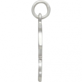 Sterling Silver Horse Charm with Heart Cutout 20x23mm