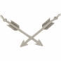 Silver Crossed Arrows Pendant Festoon