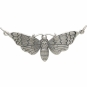 Sterling Silver Death's Head Moth Pendant Festoon