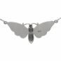 Sterling Silver Death's Head Moth Pendant Festoon