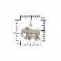 Sterling Silver Mama and Baby Elephant Pendant