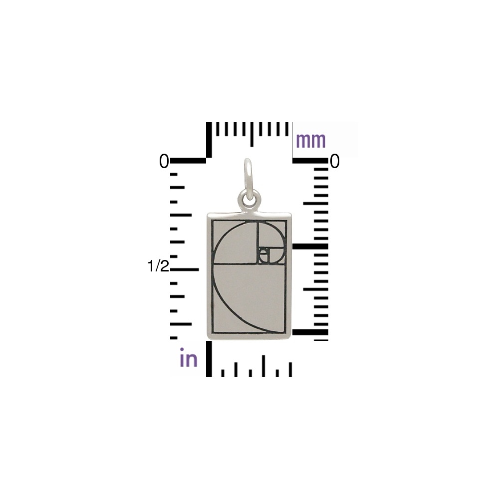 Sterling Silver Golden Ratio Charm
