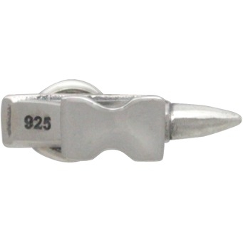 Sterling Silver Anvil Charm - Tiny Tool Charm