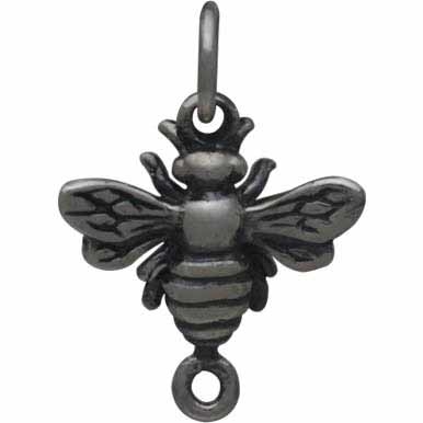 Sterling Silver Honey Bee Charm Link 