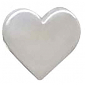 Sterling Silver Mini Heart Bead with Horizontal Hole