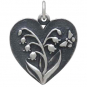 Sterling Silver FSterling Silver Flower Charmlower Charm