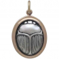 Sterling Silver Scarab Pendant