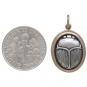 Sterling Silver Scarab Pendant