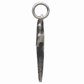 Sterling Silver Flying Dragon Charm Side View