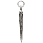 Sterling Silver Small Sardine Charm Side View