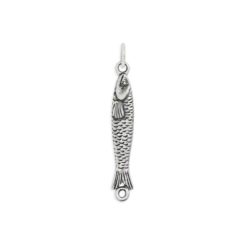 Nina Designs Silver Sardine Link