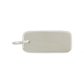 Sterling Silver Stamping Blank - Rectangle 17x7mm
