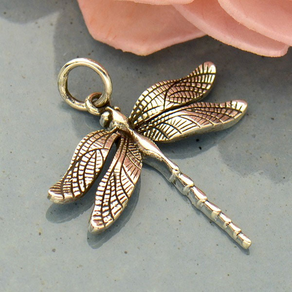 Lovely Jewelry Antique Silver Charms 20pcs Wholesale Dragonfly Pendant Dragonfly Necklace,DIY Supplies,Jewelry Making Findings,1194-1203