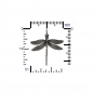Sterling Silver Large Detailed Dragonfly Charm