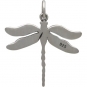 Sterling Silver Large Detailed Dragonfly Charm