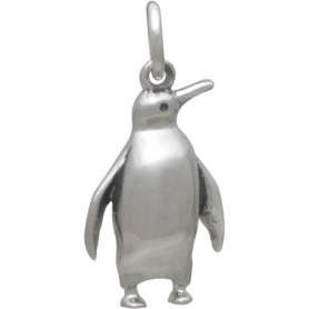 Sterling Silver Penguin Charm