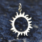 Sterling Silver Eclipse Charm - Sun Charm