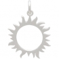 Sterling Silver Eclipse Charm - Sun Charm