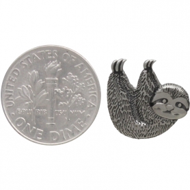 Sterling Silver Sloth Charm
