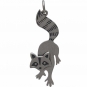 Sterling Silver Raccoon Charm