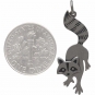 Sterling Silver Raccoon Charm