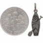 Sterling Silver SUP Charm Stand Up Paddle Board Charm