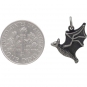 Sterling Silver Flying Bat Charm 