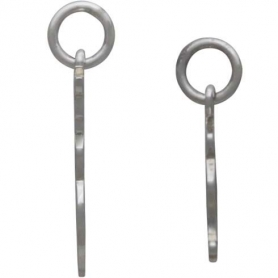 Sterling Silver Mommy and Baby Cat Charm Set