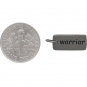 Sterling Silver Word Charm - Warrior 18x7mm